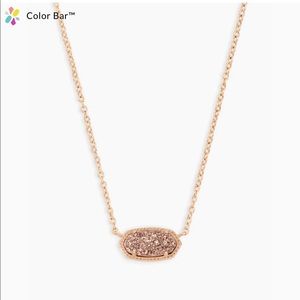Kendra Scott Elisa Pendant Necklace Rose Gold